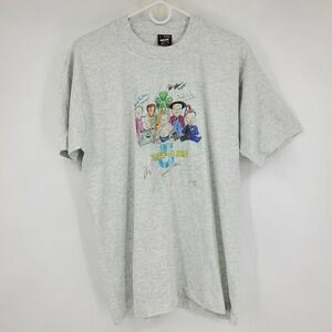 Vintage Babylon 5 Single Stitch Sci Fi Space Opera Graphic TV Shirt USA Large